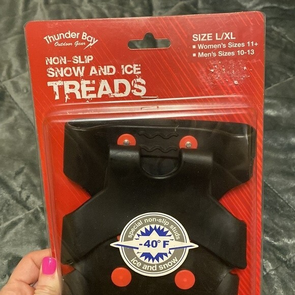Thunder Bay Outdoor Gear Non-Slip Snow and Ice Treads SIZE L/XL UNISEX - Picture 1 of 5